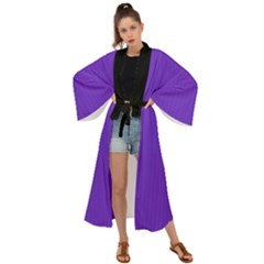 Just Purple - Maxi Kimono by FashionLane