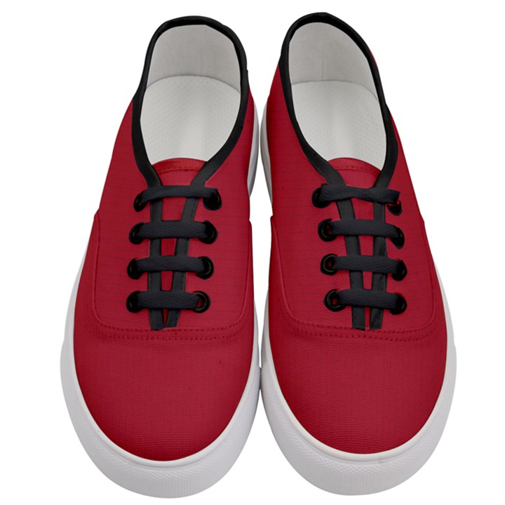 Just Red - Women s Classic Low Top Sneakers