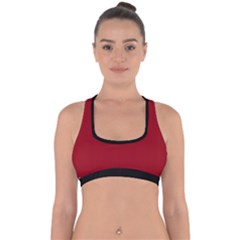 Just Red - Cross Back Hipster Bikini Top  by FashionLane