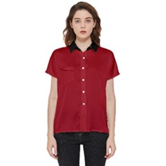 Just Red - Short Sleeve Pocket Shirt