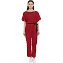 Just Red - Batwing Lightweight Jumpsuit View1