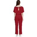 Just Red - Batwing Lightweight Jumpsuit View2