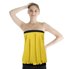 Just Yellow - Strapless Top by FashionLane