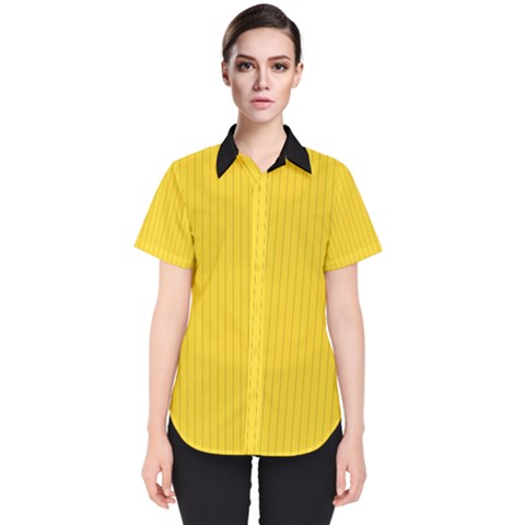 Just Yellow - Women s Short Sleeve Shirt by FashionLane