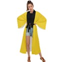 Just Yellow - Maxi Kimono View1