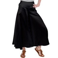 Just Black - Satin Palazzo Pants by FashionLane