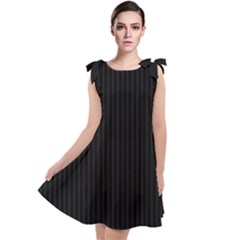 Just Black - Tie Up Tunic Dress by FashionLane