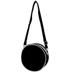 Just Black - Crossbody Circle Bag