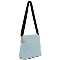 Pale Blue - Zipper Messenger Bag by FashionLane