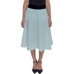 Pale Blue - Perfect Length Midi Skirt by FashionLane