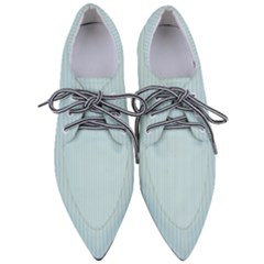 Pale Blue - Pointed Oxford Shoes by FashionLane