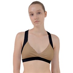 Pale Brown - Sweetheart Sports Bra by FashionLane