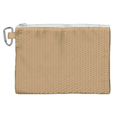 Pale Brown - Canvas Cosmetic Bag (xl) by FashionLane