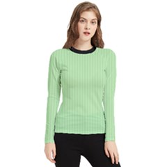 Pale Green - Women s Long Sleeve Rash Guard