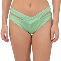 Pale Green - Double Strap Halter Bikini Bottom