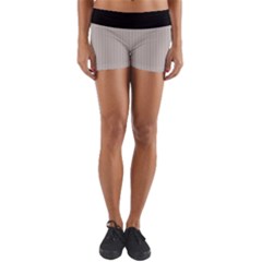 Pale Grey - Yoga Shorts by FashionLane