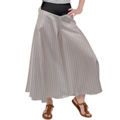 Pale Grey - Satin Palazzo Pants by FashionLane