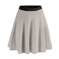 Pale Grey - High Waist Skirt by FashionLane