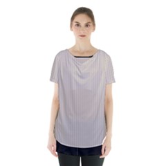 Pale Grey - Skirt Hem Sports Top by FashionLane