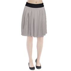 Pale Grey - Pleated Skirt