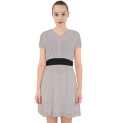 Pale Grey - Adorable In Chiffon Dress by FashionLane