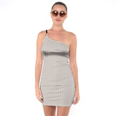 Pale Grey - One Soulder Bodycon Dress by FashionLane