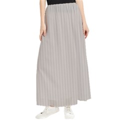 Pale Grey - Maxi Chiffon Skirt