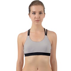 Pale Grey - Back Web Sports Bra by FashionLane