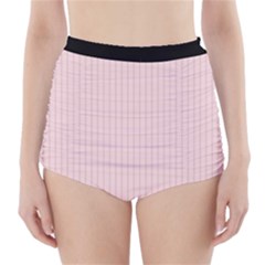 Pale Pink - High-Waisted Bikini Bottoms