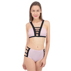 Pale Pink - Cage Up Bikini Set