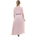 Pale Pink - Waist Tie Boho Maxi Dress View2