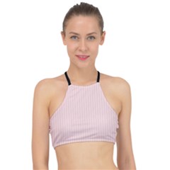 Pale Pink - Racer Front Bikini Top