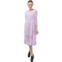 Pale Purple - Ruffle End Midi Chiffon Dress View1