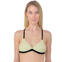 Pale Yellow - Reversible Tri Bikini Top by FashionLane