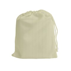 Pale Yellow - Drawstring Pouch (xl) by FashionLane