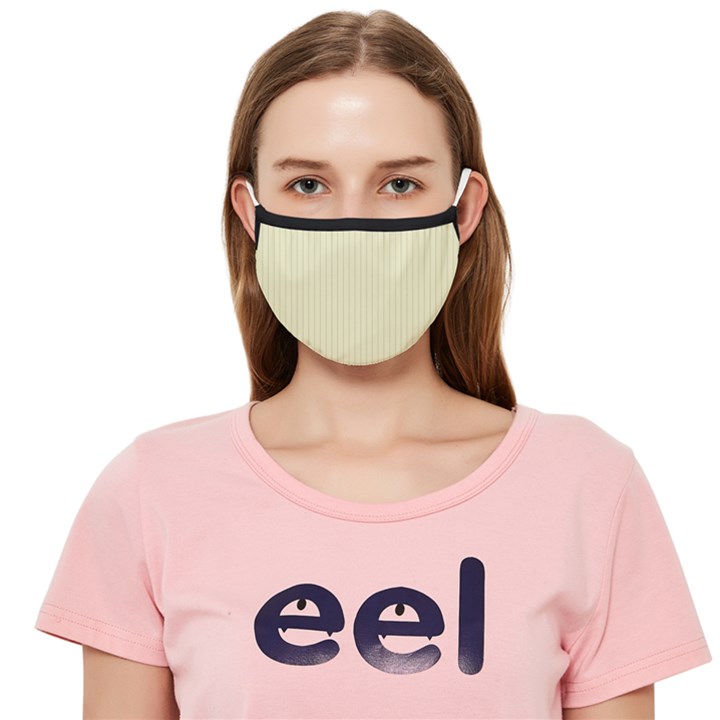 Pale Yellow - Cloth Face Mask (Adult)