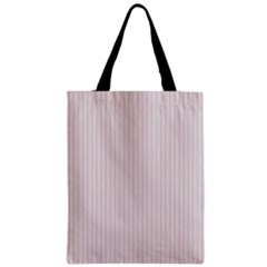 Pale Mauve - Zipper Classic Tote Bag by FashionLane