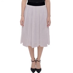 Pale Mauve - Classic Midi Skirt by FashionLane