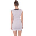 Pale Mauve - Lace Up Front Bodycon Dress View2