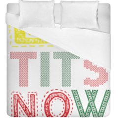 Let It Snow Duvet Cover Double Side (king Size) by NoHang