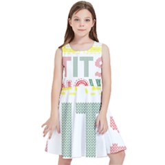 Let It Snow Kids  Skater Dress by NoHang