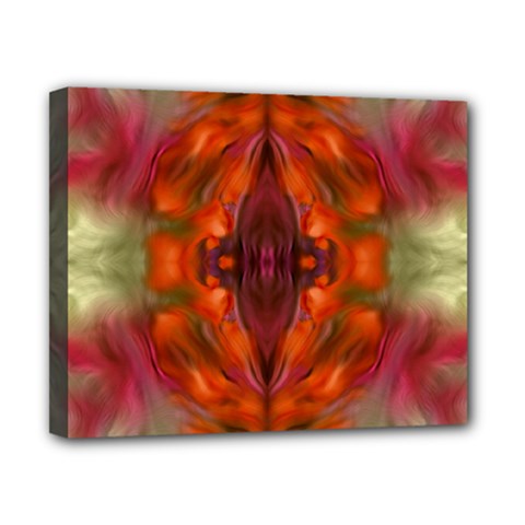 Landscape In A Colorful Structural Habitat Ornate Canvas 10  X 8  (stretched) by pepitasart