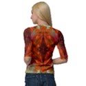 Landscape In A Colorful Structural Habitat Ornate Quarter Sleeve Raglan Tee View2