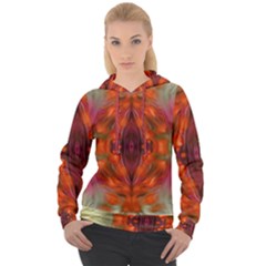 Landscape In A Colorful Structural Habitat Ornate Women s Overhead Hoodie by pepitasart