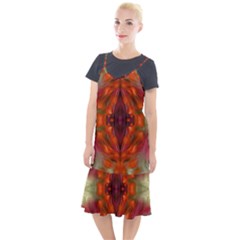 Landscape In A Colorful Structural Habitat Ornate Camis Fishtail Dress by pepitasart