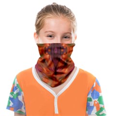 Landscape In A Colorful Structural Habitat Ornate Face Covering Bandana (kids) by pepitasart