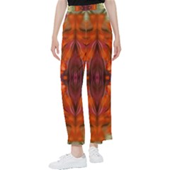 Landscape In A Colorful Structural Habitat Ornate Women s Pants  by pepitasart