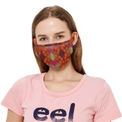 Landscape In A Colorful Structural Habitat Ornate Crease Cloth Face Mask (adult) by pepitasart