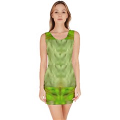 Landscape In A Green Structural Habitat Ornate Bodycon Dress by pepitasart