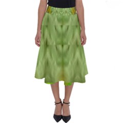 Landscape In A Green Structural Habitat Ornate Perfect Length Midi Skirt by pepitasart